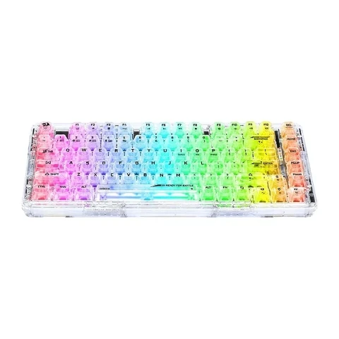 کیبورد بی سیم مکانیکال گیمینگ ردراگون ELF PRO K649 CT کیبورد بی سیم مکانیکال گیمینگ ردراگون ELF PRO K649 CT