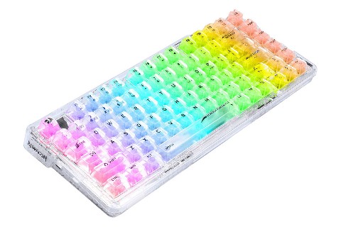 کیبورد بی سیم مکانیکال گیمینگ ردراگون ELF PRO K649 CT کیبورد بی سیم مکانیکال گیمینگ ردراگون ELF PRO K649 CT