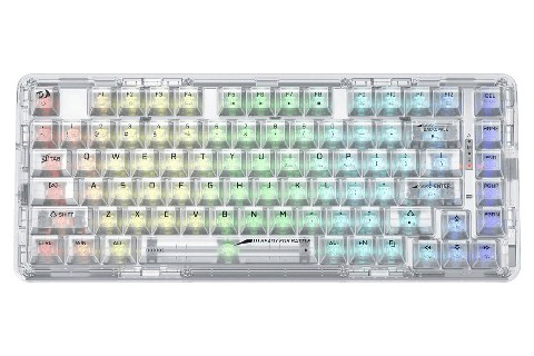 کیبورد بی سیم مکانیکال گیمینگ ردراگون ELF PRO K649 CT کیبورد بی سیم مکانیکال گیمینگ ردراگون ELF PRO K649 CT