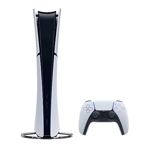 کنسول بازی سونی مدل PlayStation 5 Slim Digital Edition ظرفیت 825 گیگابایت ریجن CFI-2116 اروپا به همراه دسته اضافی کنسول بازی سونی مدل PlayStation 5 Slim Digital Edition ظرفیت 825 گیگابایت ریجن CFI-2116 اروپا به همراه دسته اضافی