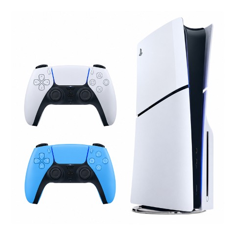 کنسول بازی سونی مدل PlayStation 5 Slim ظرفیت 1 ترابایت ریجن CFI-2116 اروپا به همراه دسته اضافی STAR BLUE