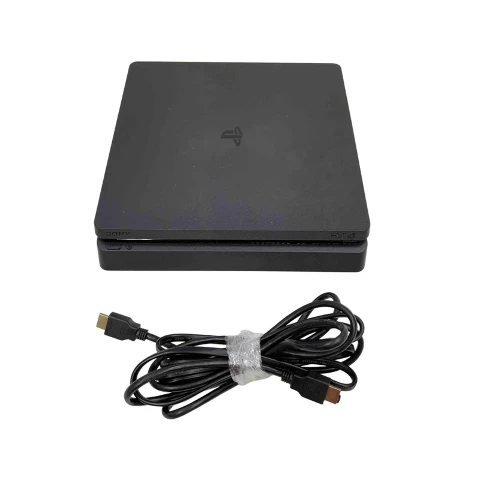 کنسول بازی کارکرده سونی مدل PlayStation 4 Slim ظرفیت 1 ترابایت به همراه یک دسته اضافه و 10 عدد بازی