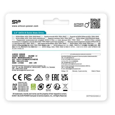 هارد SSD اینترنال سیلیکون پاور مدل ACE A58 ظرفیت 1 ترابایت هارد SSD اینترنال سیلیکون پاور مدل ACE A58 ظرفیت 1 ترابایت
