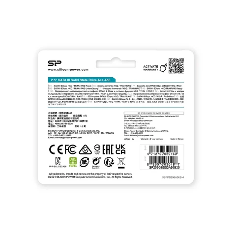 هارد SSD اینترنال SATA III سیلیکون پاور مدل A56 ظرفیت 512 گیگابایت هارد SSD اینترنال SATA III سیلیکون پاور مدل A56 ظرفیت 512 گیگابایت