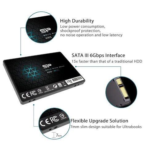 هارد SSD اینترنال SATA III سیلیکون پاور مدل Ace A55 ظرفیت 256 گیگابایت هارد SSD اینترنال SATA III سیلیکون پاور مدل Ace A55 ظرفیت 256 گیگابایت