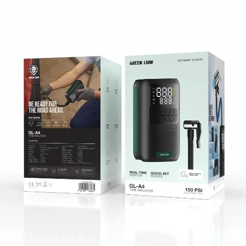 پمپ باد گرین لاین مدل GL-A4 با منبع تغذیه باتری