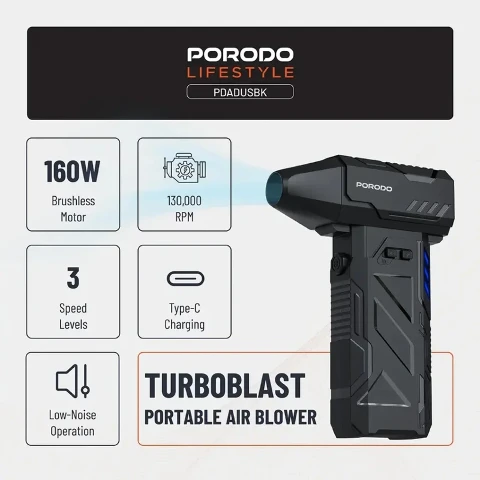 دستگاه دمنده پرودو مدل TURBOBLAST PDADUSBKI وات160 دستگاه دمنده پرودو مدل TURBOBLAST PDADUSBKI وات160
