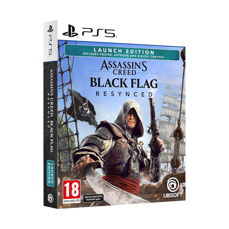 دیسک بازی سونی Assassin's Creed: Black Flag Resynced مناسب برای PS5- نسخه LAUNCH EDITION