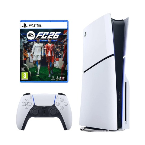 کنسول بازی سونی مدل PlayStation 5 Slim Standard Drive ریجن CFI-2116 به همراه بازی FC26