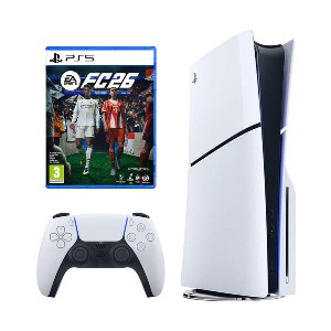 کنسول بازی سونی مدل PlayStation 5 Slim Standard Drive ریجن CFI-2116 به همراه بازی FC26