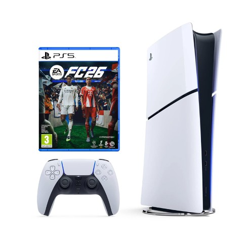 کنسول بازی سونی مدل PlayStation 5 Slim DIGITAL ریجن CFI-2116 به همراه بازی FC26 کنسول بازی سونی مدل PlayStation 5 Slim DIGITAL ریجن CFI-2116 به همراه بازی FC26