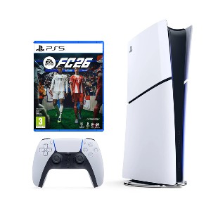 کنسول بازی سونی مدل PlayStation 5 Slim DIGITAL ریجن CFI-2116 به همراه بازی FC26