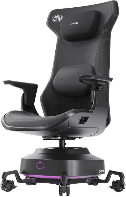 صندلی گیمینگ کولر مستر مدل Motion 1 Haptic Black صندلی گیمینگ کولر مستر مدل Motion 1 Haptic Black