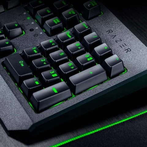 کیبورد گیمینگ ریزر مدل BlackWidow Essential Green Switch کیبورد گیمینگ ریزر مدل BlackWidow Essential Green Switch