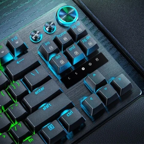 کیبورد گیمینگ ریزر مدل Huntsman V3 Pro TKL کیبورد گیمینگ ریزر مدل Huntsman V3 Pro TKL