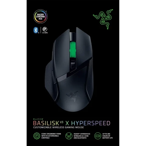 ماوس بی سیم گیمینگ ریزر مدل Basilisk V3 X HyperSpeed