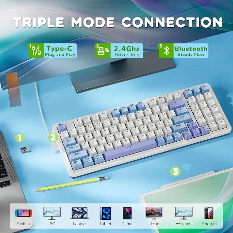 کیبورد گیمینگ ردراگون K643 WGC RGB PRO