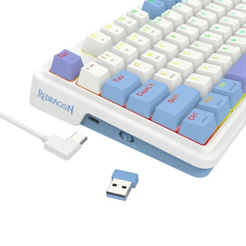 کیبورد گیمینگ ردراگون K643 WGC RGB PRO