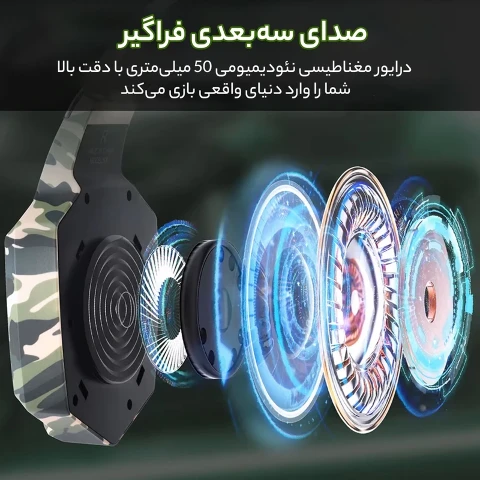 هدست گیمینگ اونیکوما مدل K8