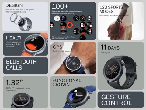 ساعت هوشمند ناتینگ مدل Nothing CMF Watch Pro 2 