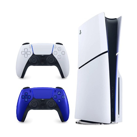 کنسول بازی سونی مدل PS5 SLiM standard CFI-2116 825GB+دسته آبی کبالت کنسول بازی سونی مدل PS5 SLiM standard CFI-2116 825GB+دسته آبی کبالت