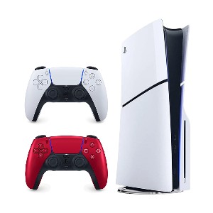 کنسول بازی سونی مدل PS5 SLiM standardCFI-2116 825GB+دسته قرمز