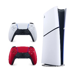 کنسول بازی سونی مدل PS5 SLiM DIGITAL CFI-2116 825GB + دسته قرمز