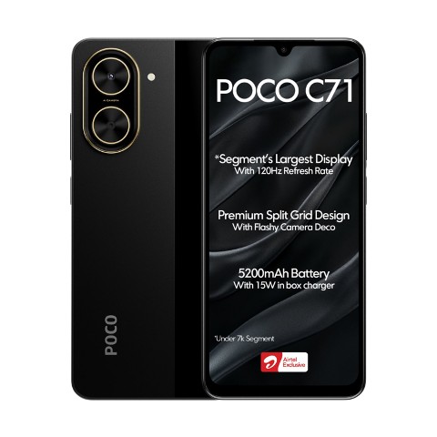 گوشی موبایل شیائومی مدل Poco C71 ظرفیت 64 گیگابایت رم 4 گیگابایت گوشی موبایل شیائومی مدل Poco C71 ظرفیت 64 گیگابایت رم 4 گیگابایت